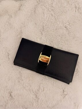 Salvatore Ferragamo black wallet
